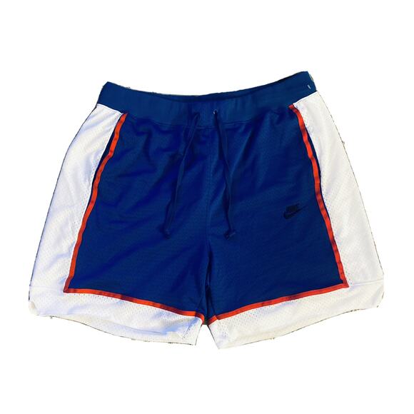 NEW Nike Sportswear Retro Mesh Basketball Training Shorts AR2418-438 Size XXL - Picture 1 of 3